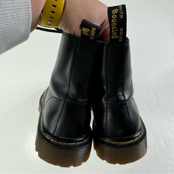 Dr. Martens Women’s Luana Black Leather Lace Up Boots Size 8 - Picture 6 of 8